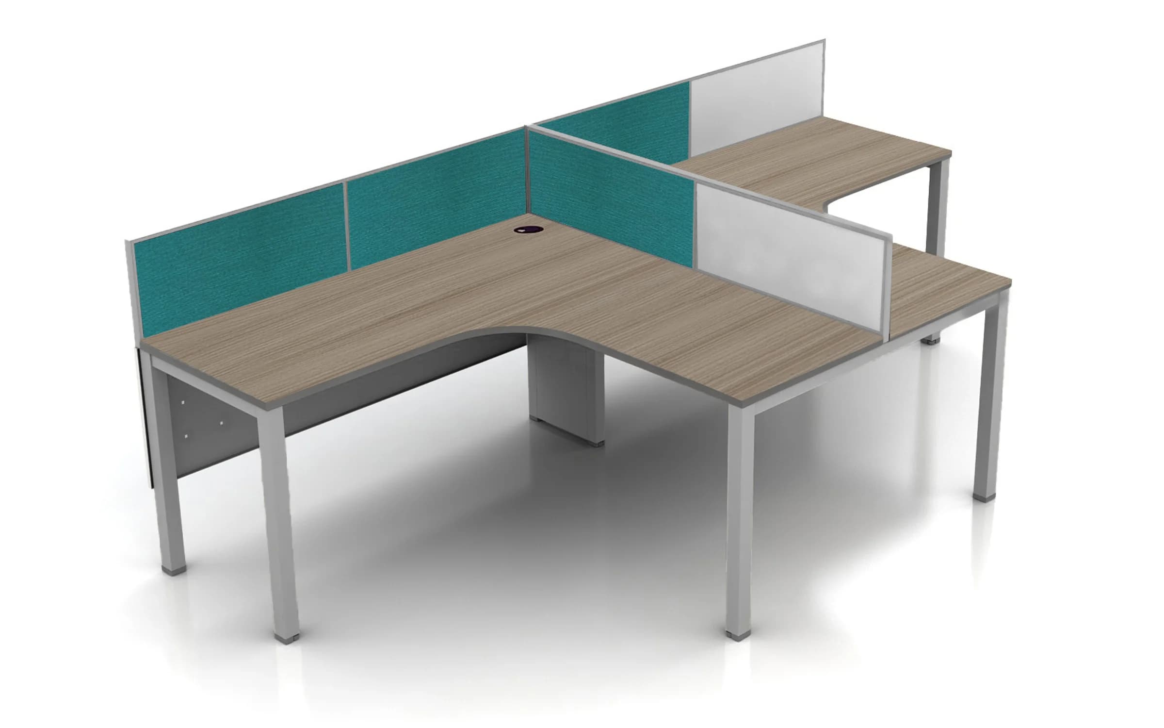 2 PERSON - CORNER WORKSTATION