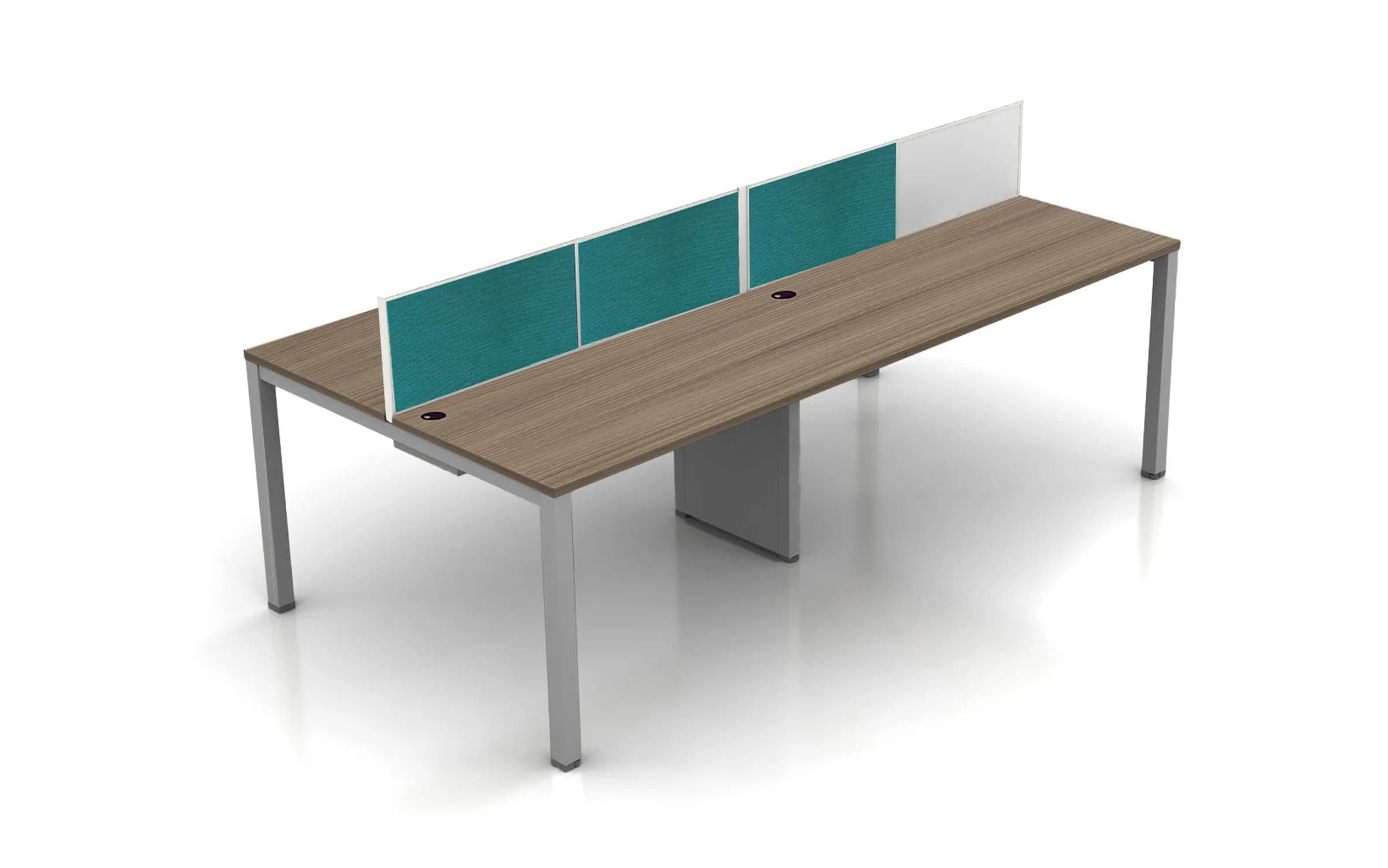 4 PERSON BACK-TO-BACK WORKSTATION